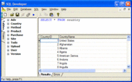 SQL Developer screenshot